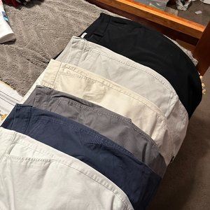 Set of 6 work pants, Old Navy Pixie Pants, J.Crew, A New Day & American Eagle